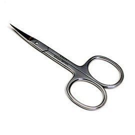 AXiON #slg007303fba Stainless Steel Eyebrows/Cuticle Scissors, Premium Smoke Finish