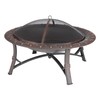 Fire Sense 60857 Fire Pit Roman Brushed Painted Steel Legs