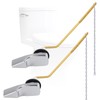 Hygie Rinse 2PACK Universal Metal Toilet Handle Replacement Kit -