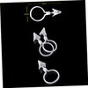 Zerodeko Shower Curtain Clips 10pcs 12x6cm Round Stable Plastic for