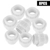 DNVOTRES 8PCS PVC Union 1 Inch PVC Union Coupling Pipe