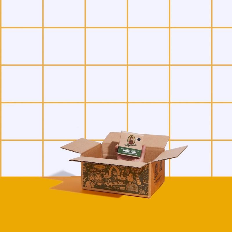 4-Pack Single Scent Natural Bar Soap - Dr. Squatch:_4-Pack Pine