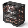 darkFlash Full-Tower ATX Gaming PC Case, Back Plug-in Motherboard, Dual-Chamber,