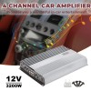 Yaeccc 3200W 4 Channel Car Amplifier 2 to 4 Ω