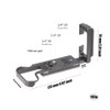Hersmay EOS R10 L Bracket Plate Arca-Swiss Quick Release Plate