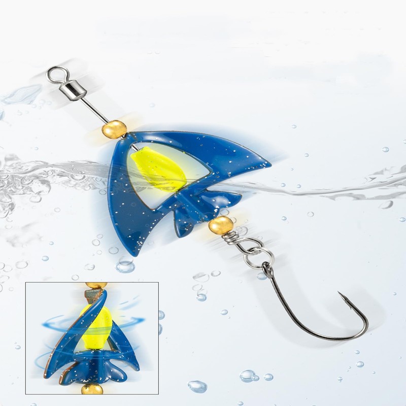 Machilea 2025 Neue Twist Spoon Forelle UV-Aktiv (4g) 5cm Twister