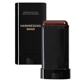 2 Stück Haarfärbekamm,Grauhaarabdeckung Frauen, Hair Concealer Men, Temporärer Wurzelfärbe-Haarfärbepinsel, Haaransatz-Shading-Stick, Hochpigmentierter Haarwurzel-Concealer (Schwarz-Braun)