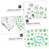 Baluue 3sets Nail Art Strips for Patrick's Day Festival Decorative