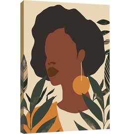 GRANDART.COM - Mid Century Earthtone Portrait 4 - Canvas Wall Art By Ray Heere