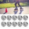 10Pcs Ball Bearings Stainless Steel WearResistant Quiet Skateboard Driver Accessories