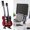 Wooden Miniature Guitar Elegant Mini Electric Guitar Musical Instrument Model
