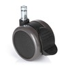 5 x Hard Bottom Roles with Parking Brake 11 mm/65