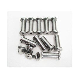 Pocket Knife Pivot Pin,Folding Knives Screw and Bolts,EDC Knifemakers Corby Fasteners Rivets,DIY Knife Handle Studs,Pack of 10 (0.196")