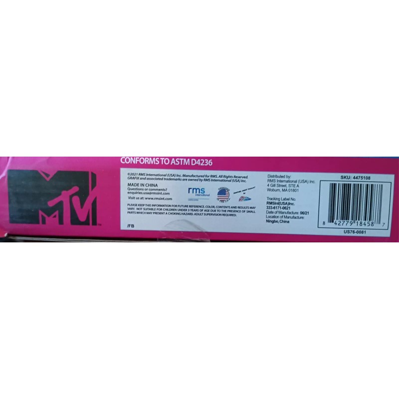 MTV Screen Printing DIY Kit - New, 4 Print MTV