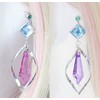 マクロスF シェリル・ノーム 公式イヤリング シェリル風 ピアス コスプレ道具 2Pセット yoku