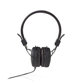 Nedis HPWD1100BK Wired Headphones | On-ear | Foldable | 1.2 m Round Cable | Black