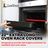 LeeYean Oven Rack Shields Extra Long 22 Inch, 2 Pack