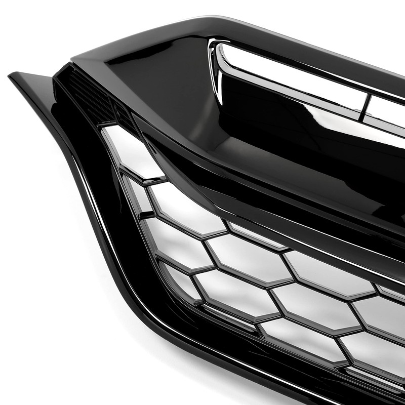 KUAFU Front Bumper Upper Grill Grille Compatible with 2020-2022 Honda