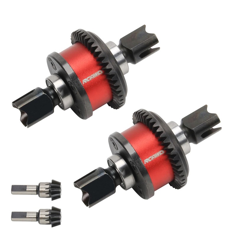 RCAWD Front and Rear Diff Combo Complete w/Spur Gear 43T
