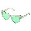Freckles Mark Heart Sunglasses for Women Love Heart Glasses Wedding