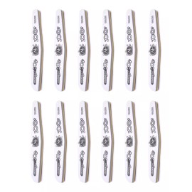 Mc Nails Lima Profesional Para Uñas Orange Hard 100/180 12pz