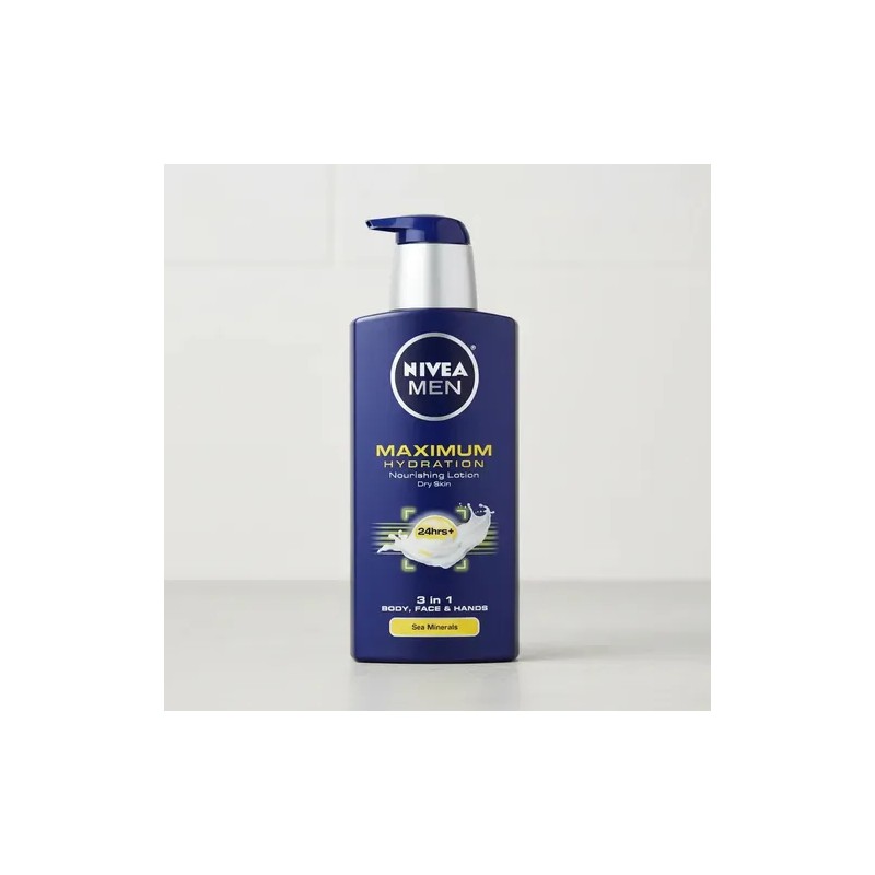 Loción Corporal Nivea Men Maximum Hydratation Botella 500