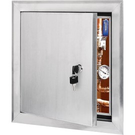 Dynasty Hardware 2400 Series Aluminum Universal Access Door 12 x 12 (Keyed Cylinder Latch)
