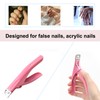 DOETYD Nail Cutter Clippers for False Acrylic Nails Nail Edge