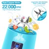 MIAOKE Portable Smoothie Blender, Personal Mini Juice Blender with Six