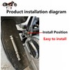 TDZ MOTO Steel Inner Shifter Lever Shaft Fit for Harley