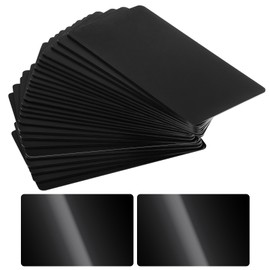 100 Pcs Black NFC Cards Rewritable Ntag 215 Blank PVC Card Programmable NFC Tag Business Black Card Chip Byte Tag Work with All NFC App Plastic ID NFC Tags for ID Badge Credit Cards Identification