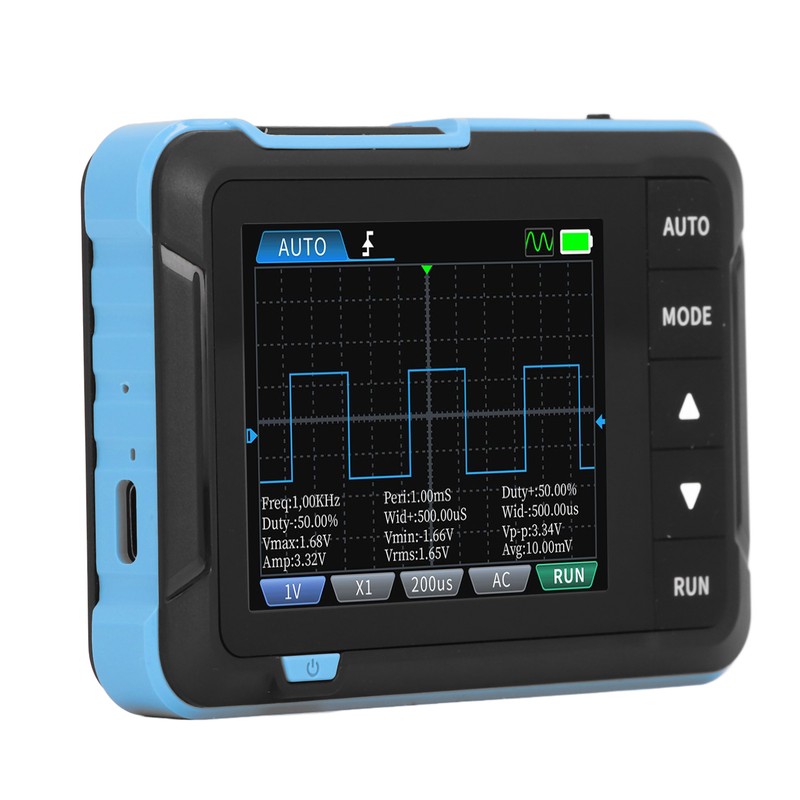 Handheld Mini Oscilloscope 2.8in TFT 1M Bandwidth 5.0MS/s Sampling Rate