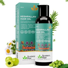 AVIMEE HERBALHair Growth Super Saver Combo | Keshpallav Hair Oil (100 ml) & Scalptone Hair Growth Serum (25ml)