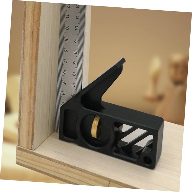 Operitacx Angle Ruler Limiter Set Square Carpentry Tool 45° 90°