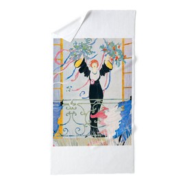 CafePress Vogue Peace and Victory in France 30"x60" Absorbent Cotton Back, Soft Beach, Pool Towel