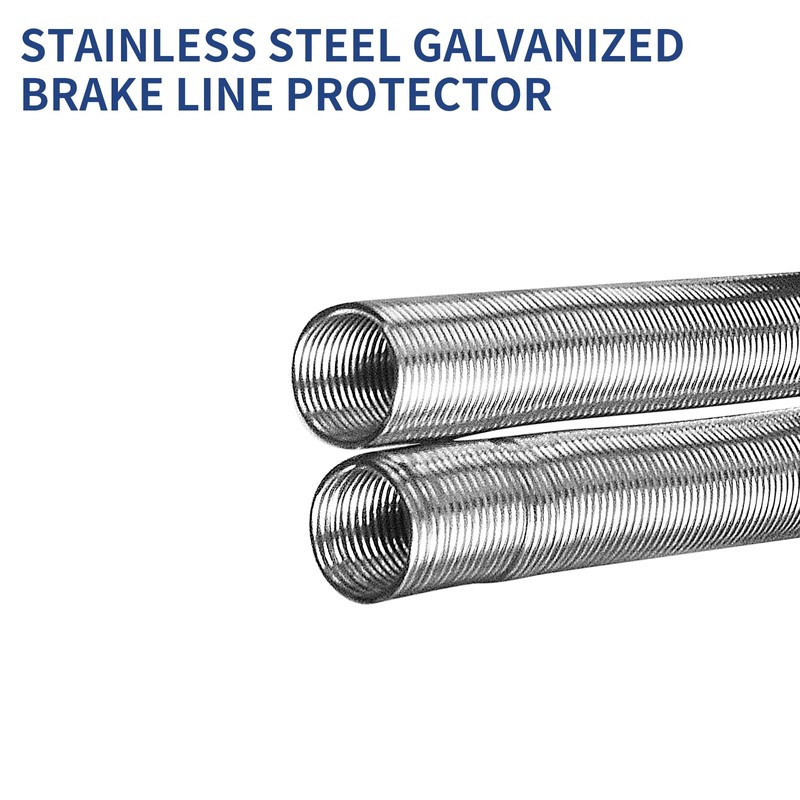 MuRealy Brake Line Protector for 3/16" Tube - Upgraded Stainless