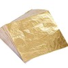 100 SHEETS 7x5cm gold Leaf sheets on base
