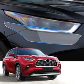 LUNQIN Car Headlight Protection Film for Toyota Highlander 2020 2021 2022 2023 2024 Auto Accessories Lucency Vinyl Exterior Decoration Self Adhesive Sheet Sticker Cover Tint Tail Light
