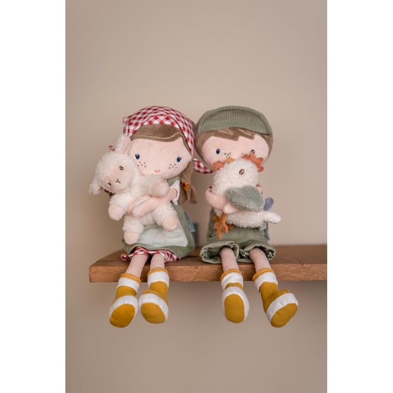 Little Dutch 4563 Rag Doll Cuddly Doll Farmer Jim with