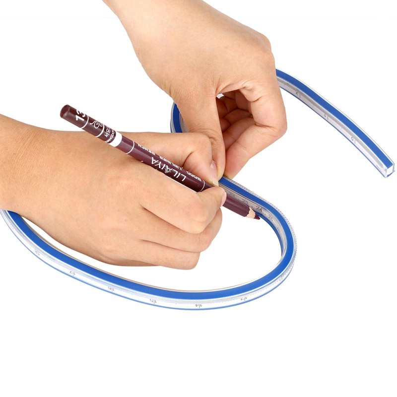 Curve Runner Ruler Flexible Curve Ruler Curved Ruler Measurement Tool