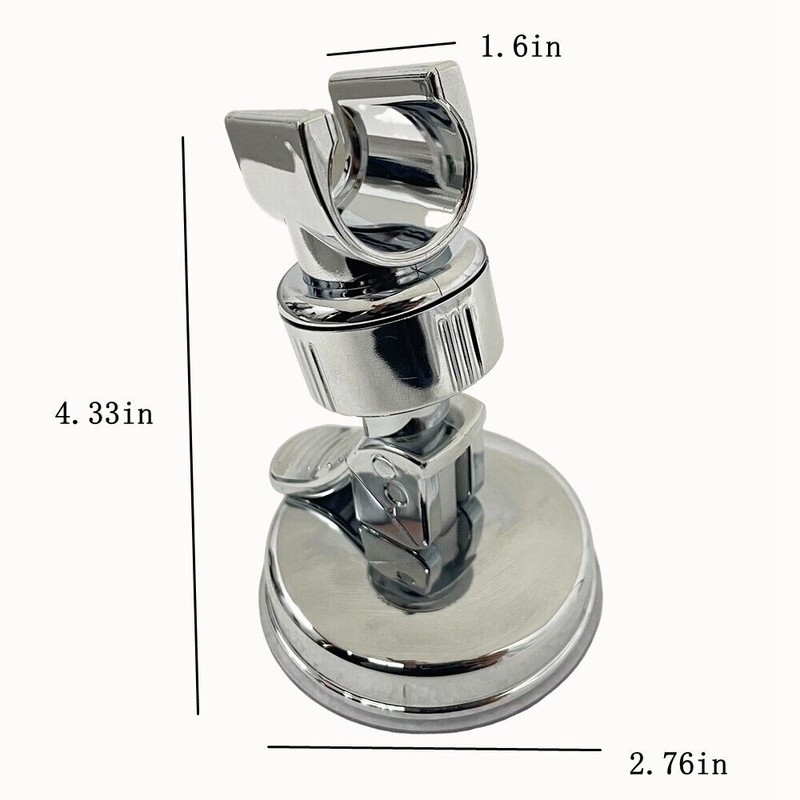 INTBUYING 360° Adjustable Suction Strong Slider Capacity Pendant Bathroom Shower