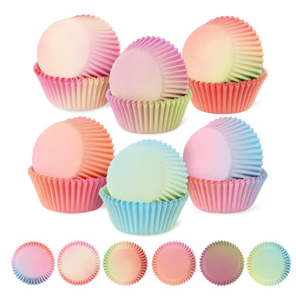 LWMTT Pack of 300 Muffin Cases Paper Mini Muffins Paper