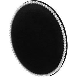 OUNONA Soporte Organizador de Pendientes Negro Ovalado para Almacenamiento y Exhibición, Material de Esponja y Tablero de Densidad, Diseño Elegante y Moderno para Uso Prolongado Hogar