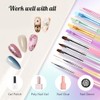 GeeRic 11 Pinceles para Uñas,Nail Art Pen Manicure Tool Set