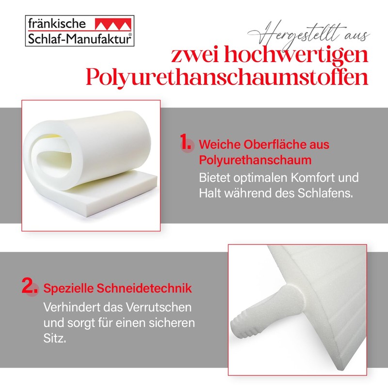 Fränkische Schlafmanufaktur, Mattress Gap Filler, Love Bridge, Bed Bridge, Bed