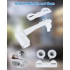 Hibbent 2 Pack Bidet Attachment for Toilet, Non-Electric Dual Nozzle
