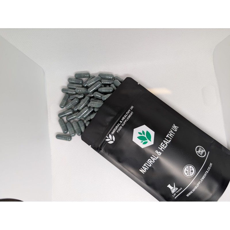 Spirulina 500mg (120 Vegan Capsules) Superfood Supplement | Non-GMO, UK