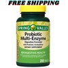 Spring Valley Probiotic Multi-Enzyme Digestive Formula Tablets 200 Count TikTok