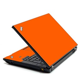 LidStyles Vinyl Protection Skin Kit Decal Sticker Compatible with Lenovo ThinkPad L512 (Orange)