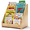 Nuoex Montessori Bookshelf for Toddler 1-5 Years, Kids Wooden 5-Tier